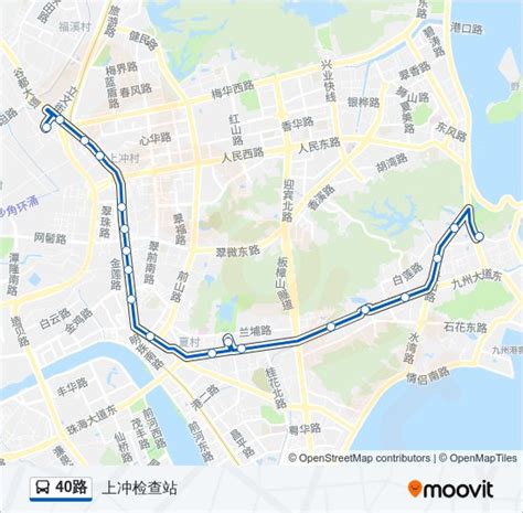 珠海上沖|口岸巴士上冲专线路线：日程，站点和地图 ...